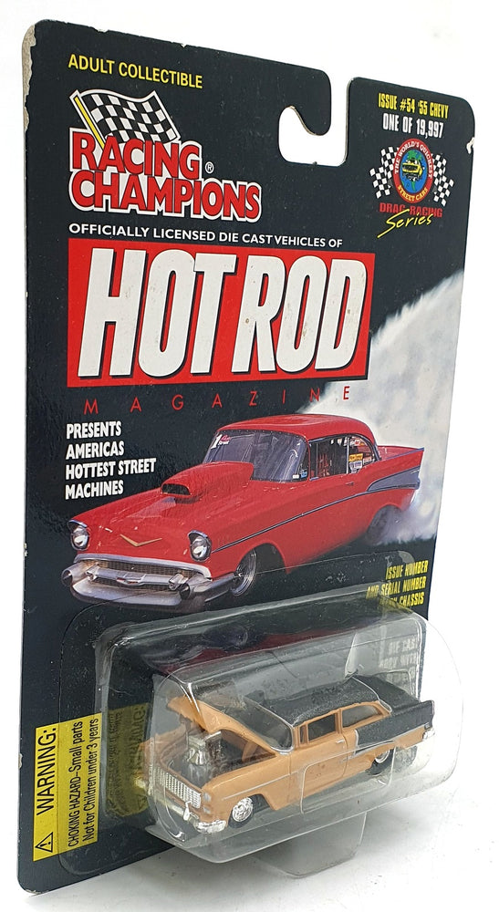 Racing Champions 1/64 Scale 08141 - 1955 Chevrolet - Tan/Black