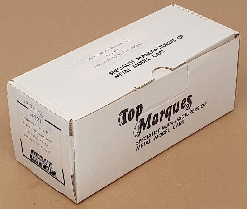 Top Marques 1/43 Scale 4321 - 1931/32 Mercedes Benz 170 Open - White