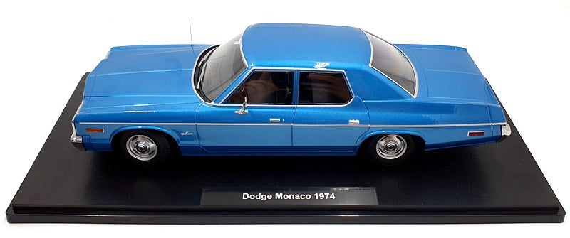 KK Scale 1/18 Scale KKDC181122 - 1974 Dodge Monaco - Blue