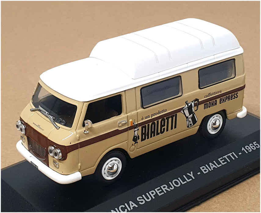 Altaya 1/43 Scale 19624W - 1965 Lancia Superjolly Minibus (Bialetti) Beige/White