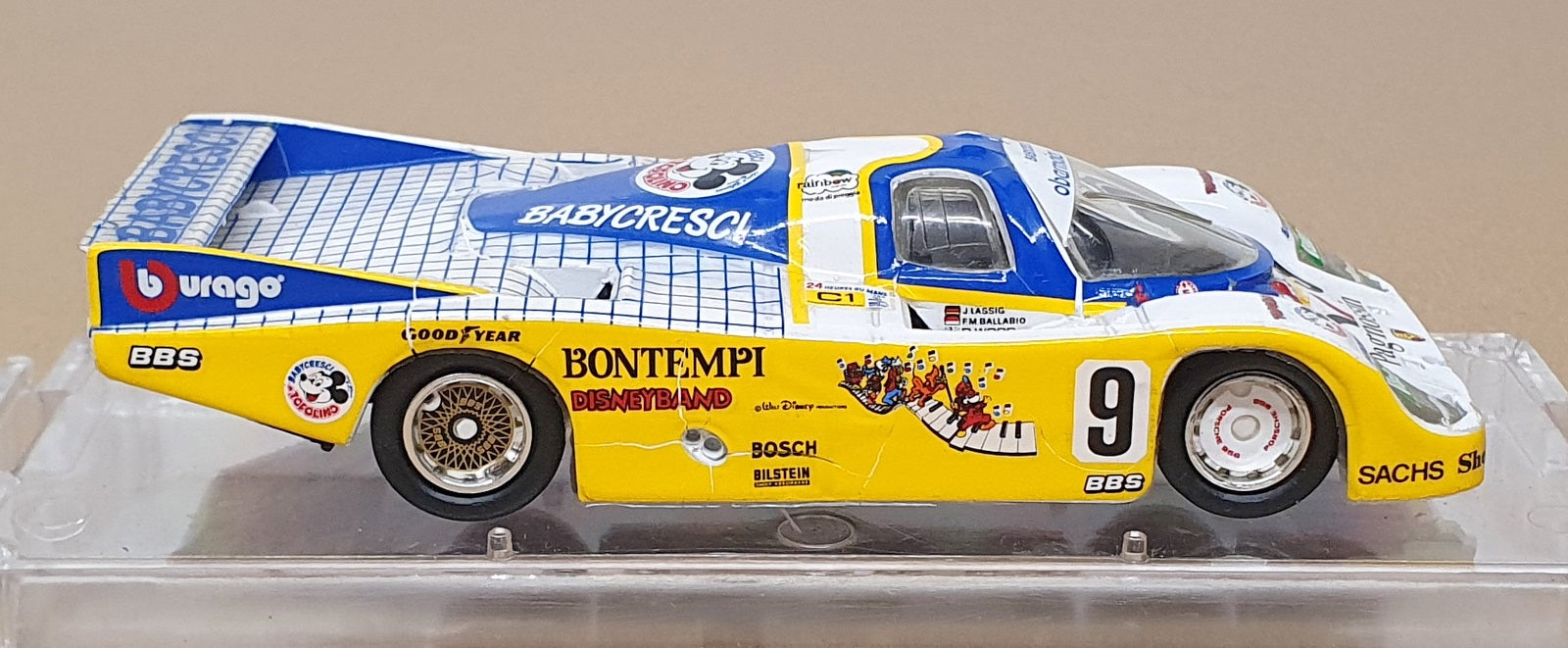 Vitesse 1/43 Scale SM41 - Porsche 956 Babycresci Topolino #9 24H Le Mans 1986
