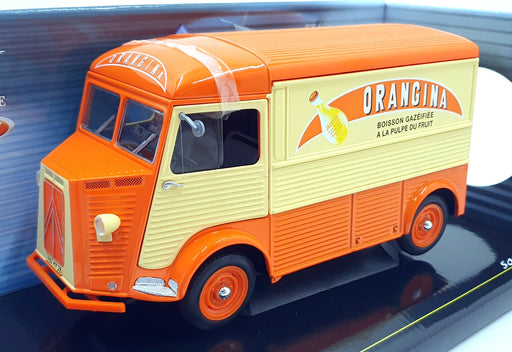Solido 1/18 Scale Diecast 8409.02 - Citroen HY Orangina 1962 - Orange/Cream