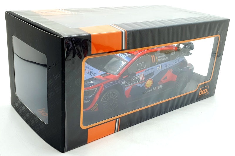 IXO Models 1/18 Scale 18RMC153A Hyundai i20 N Rally1 #11 Monte Carlo 2023