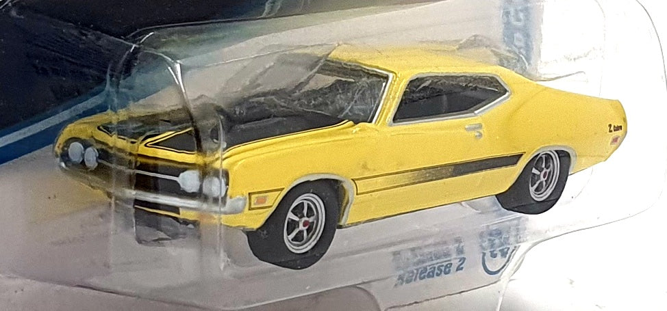 Johnny Lightning 1/64 JLMC026 Muscle Cars USA 1971 Ford Torino Cobra - Yellow