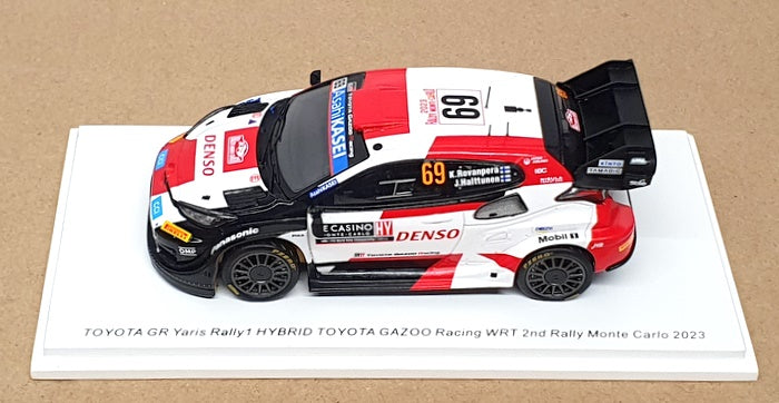 Spark 1/43 Scale S6720 - Toyota GR Yaris #69 2nd Monte Carlo Rally 2023