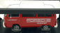 KK Scale 1/18 Scale KKDC181364F - 1972 VW T2b Bus Porsche Racing Team - Red