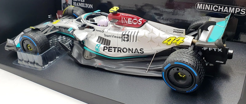 Minichamps 1/18 Scale 110 220744 F1 Mercedes AMG W13 E 2022 Monaco Hamilton #44