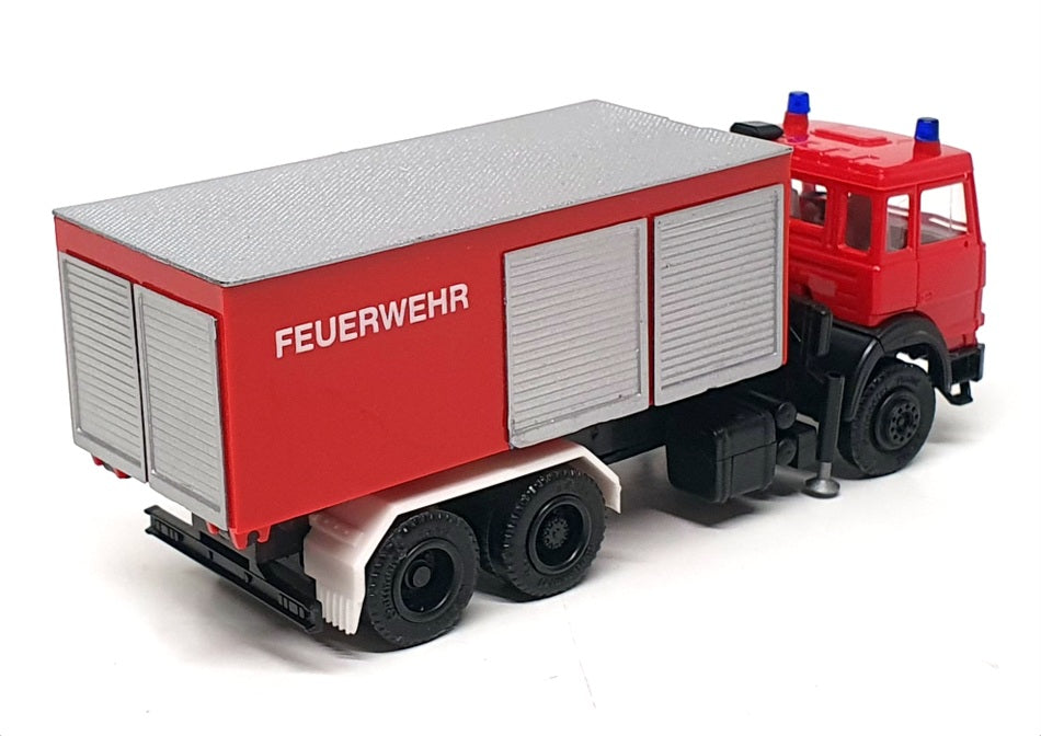 Herpa 1/87 Scale 858003 - Iveco Fire Truck "Feuerwehr" - Red