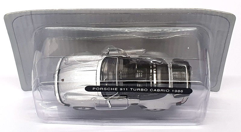 DeAgostini 1/43 Scale Diecast 039 - 1986 Porsche 911 Turbo Cabrio - Silver