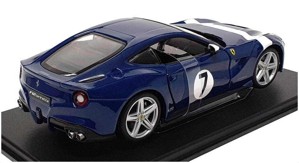 Burago 1/24 Scale Diecast FE2911B - 1961 Ferrari F12 Berlinetta - Blue