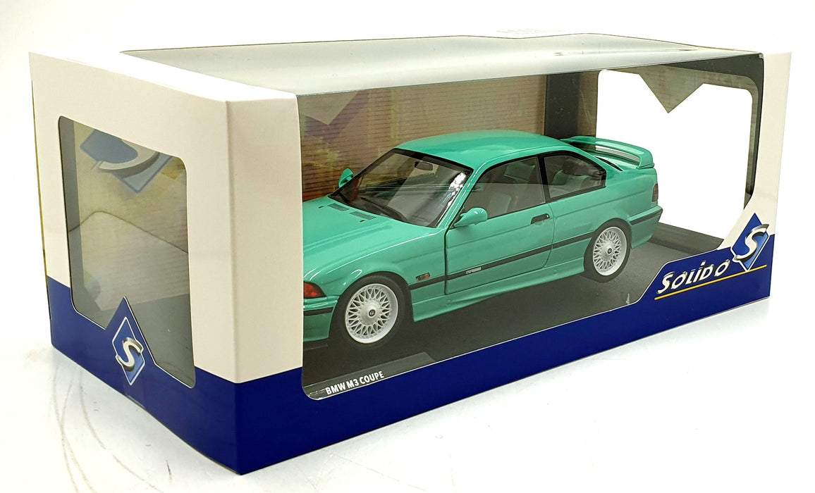 Solido 1/18 Scale Diecast S1813916 - 1991 BMW E36 Coupe M3 - Mint Green