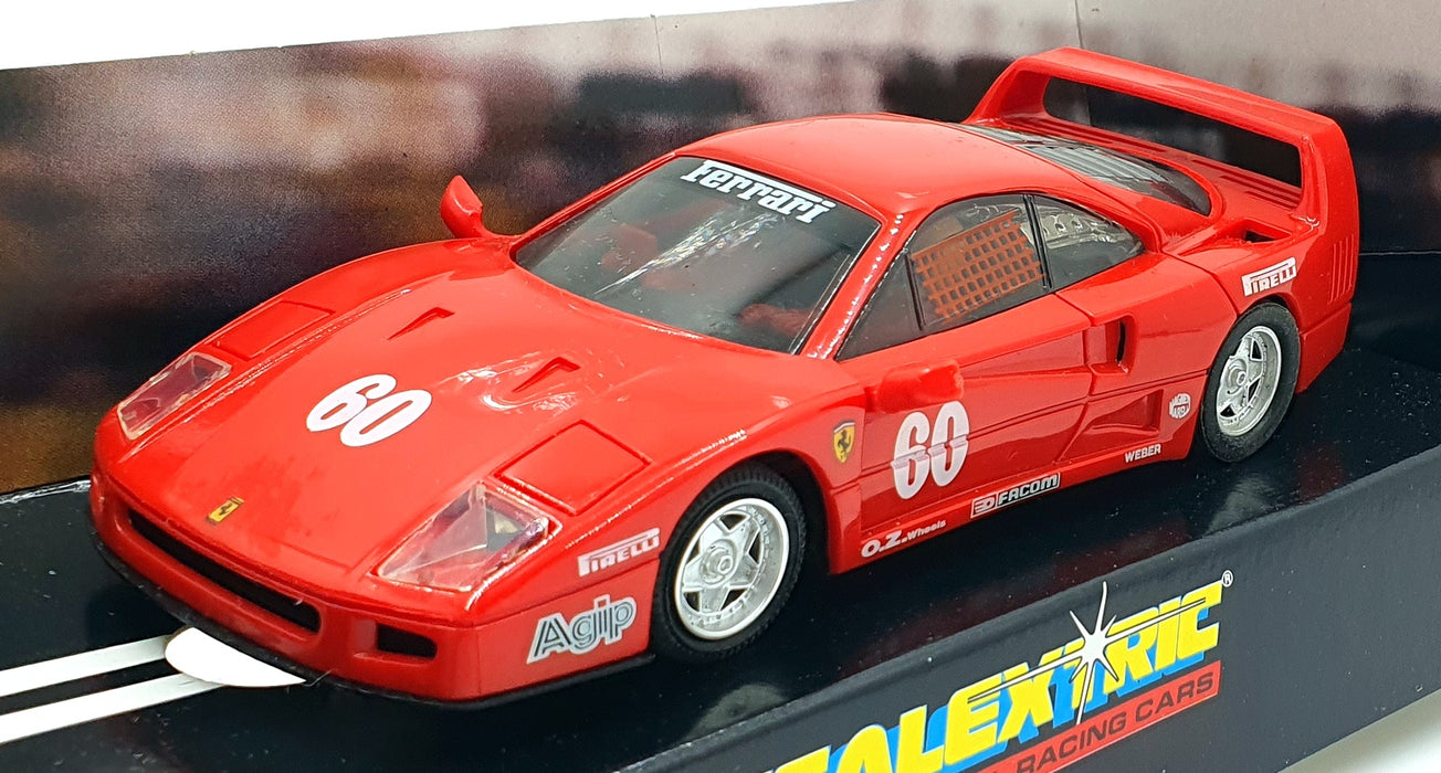 Scalextric 1/32 Scale Slotcar C589 - Ferrari F40 #60 - Red