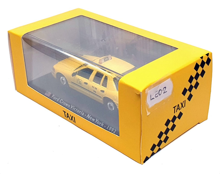 Leo Models 1/43 Scale LEO2 - 1992 Ford Crown Victoria NY Taxi Cab - Yellow