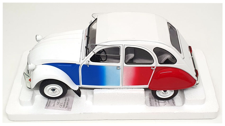 Z Models 1/12 Scale ZMD1200103 - 1986 Citroen 2cv Cocorico - White/Blue/Red