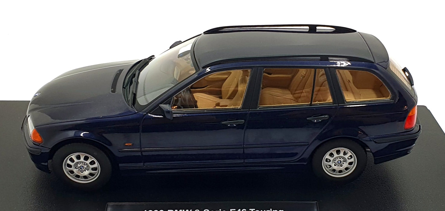 KK Scale 1/18 Scale Diecast KKDC181462 - 1999 BMW 3-Series E46 Touring Dark Blue