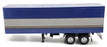 KK Scale Road Kings 1/18 Scale RK180164 - Semi Automatic Truck Trailer Blue