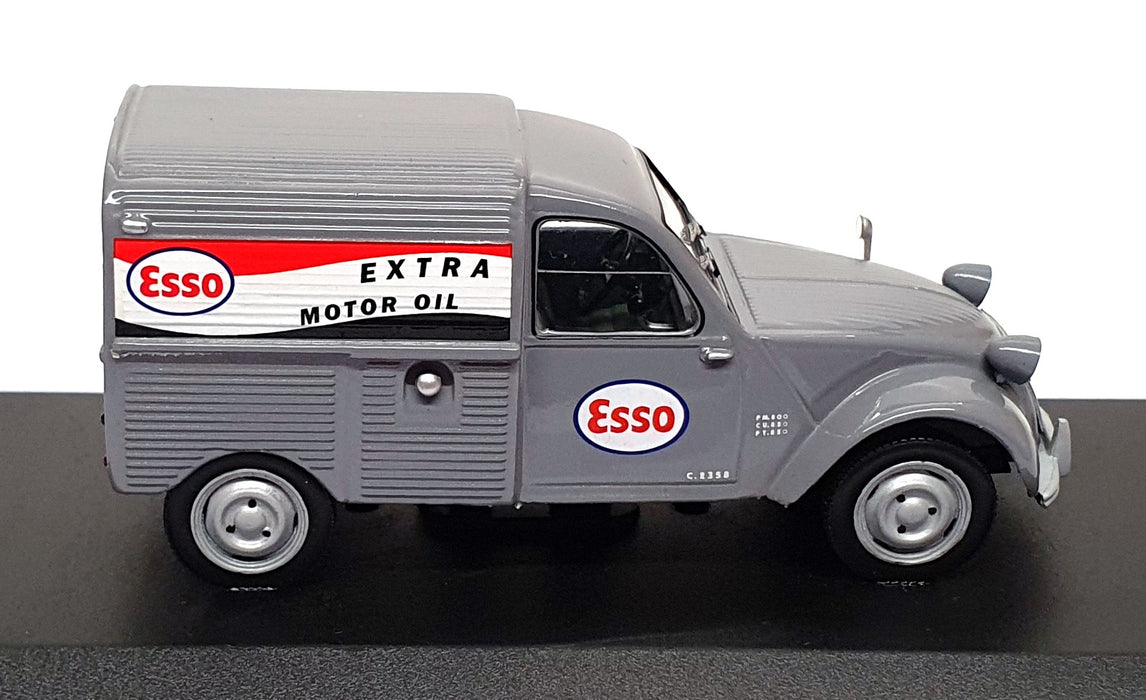 Ixo 1/43 Scale CLC110 - 1959 Citroen 2CV Fourgonnette Van Esso - Grey