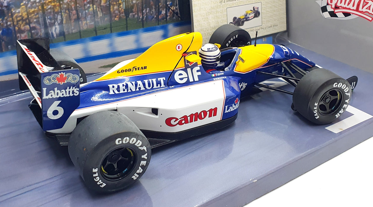 Quartzo 1/18 Scale 18321 - Williams FW14B #6 Grand Prix of South Africa 1992