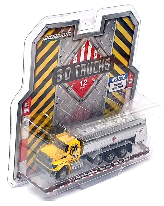 Greenlight 1/64 Scale 45120-A 2018 International Tanker Truck (WorkStar) Yellow