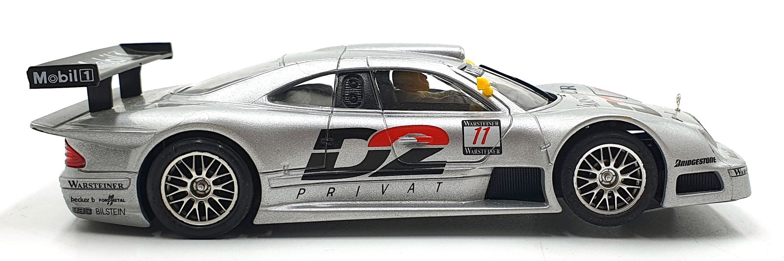 Ninco 1/32 Scale Slot Car 50168 - Mercedes CLK DTM #11 D2 - Silver