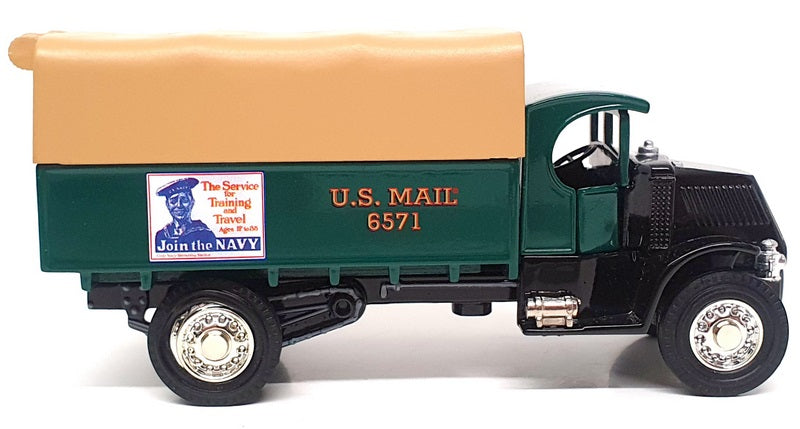 Matchbox 1/43 Scale YYM 38238 - 1920 Mack AC Postal Truck Green/Black