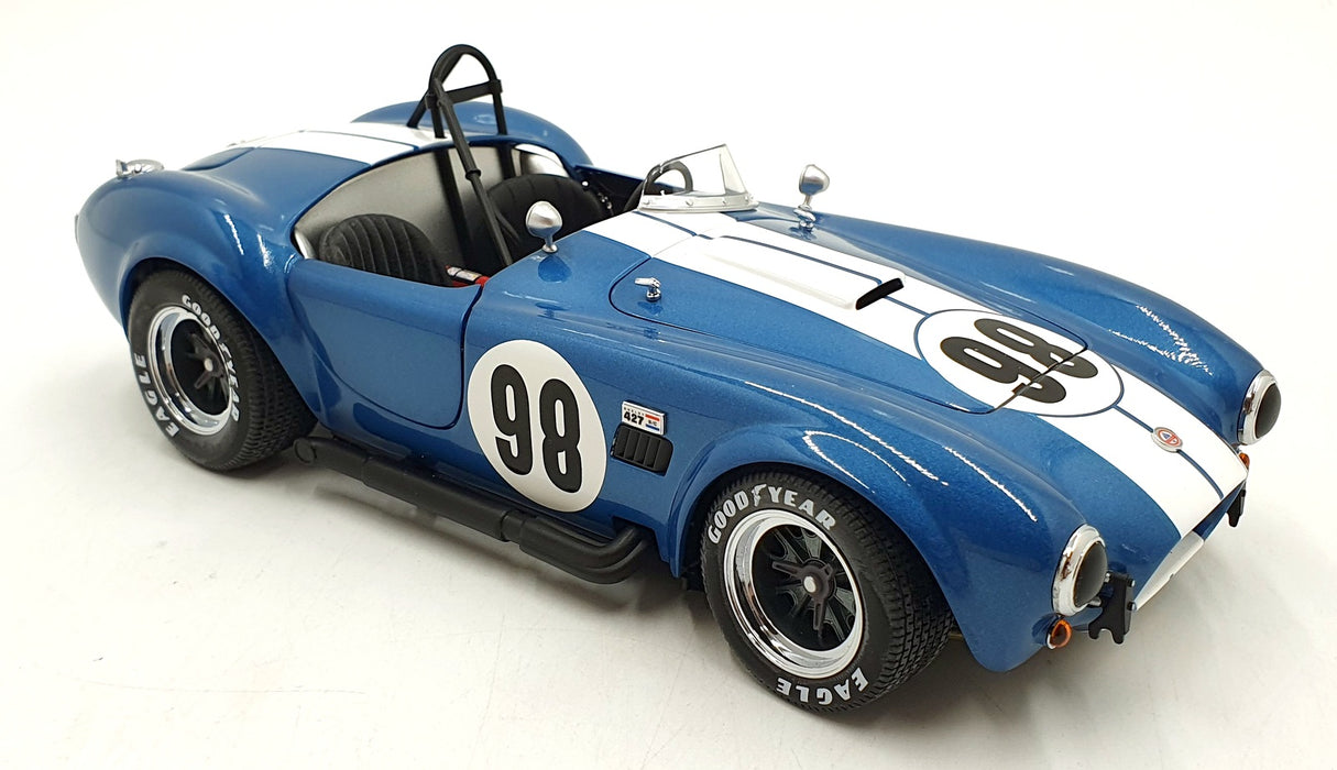 Kyosho 1/18 Scale Diecast 08015CS - Shelby Cobra 427 S/C Racing #98 Blue
