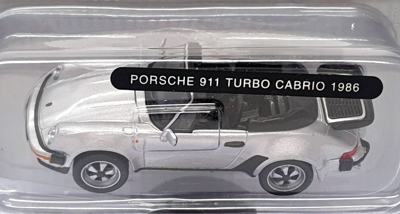 DeAgostini 1/43 Scale Diecast 039 - 1986 Porsche 911 Turbo Cabrio - Silver