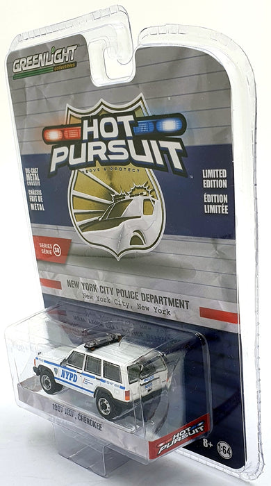 Greenlight 1/64 Scale 42960-C 1997 Jeep Cherokee NYC Police Department