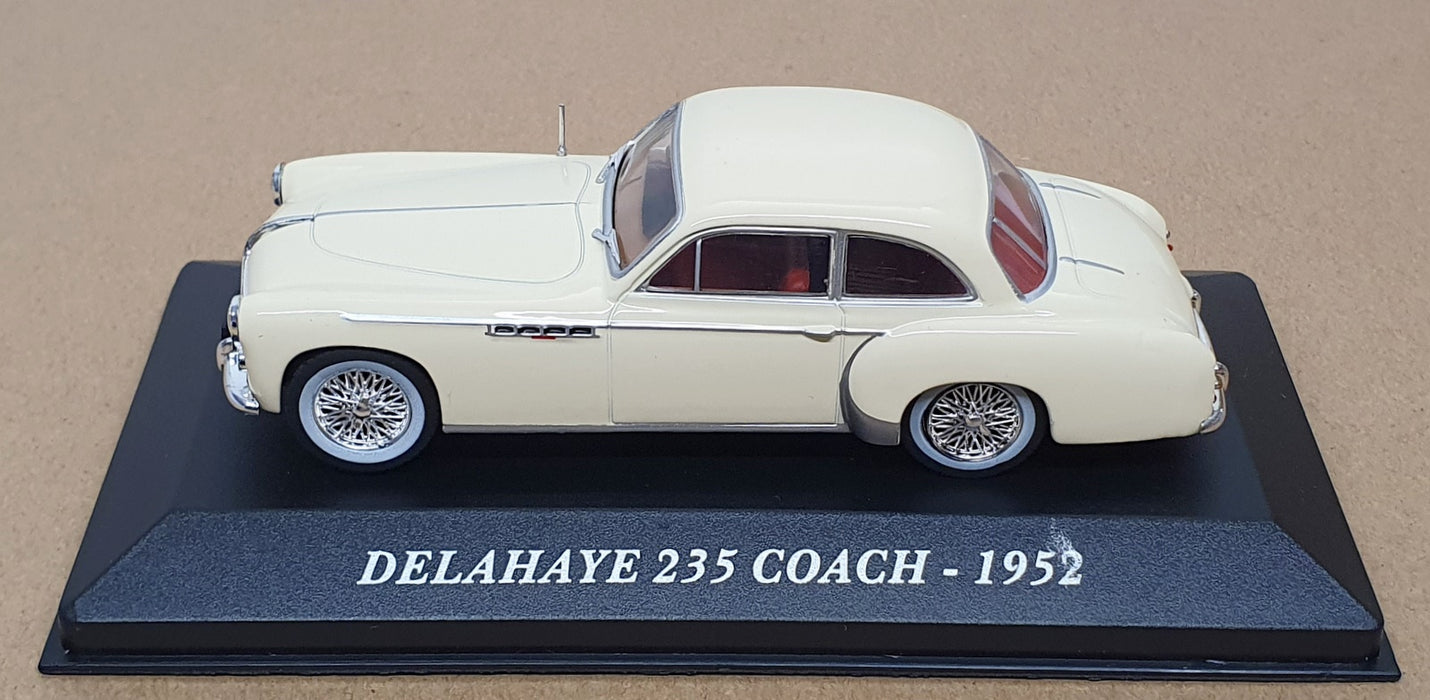 Altaya 1/43 Scale Diecast D235C - 1952 Delahaye 235 Coach - Cream