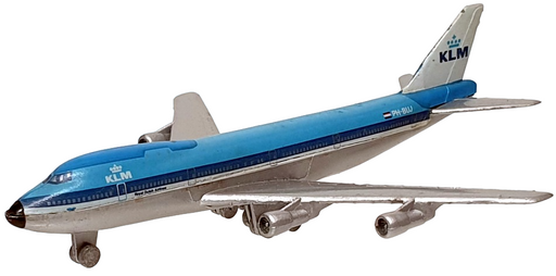 Schuco Appx 12cm Long Diecast 335 793 - Boeing 747 Aircraft - KLM