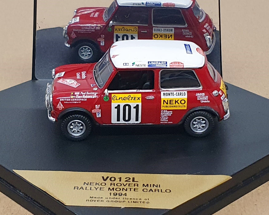 Vitesse 1/43 Scale V012L - Neko Rover Mini #101 Monte Carlo Rally 1994