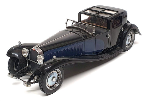 Franklin Mint 1/24 Scale 141123D - 1930 Bugatti Royale Coupe Napoleon Black/Blue