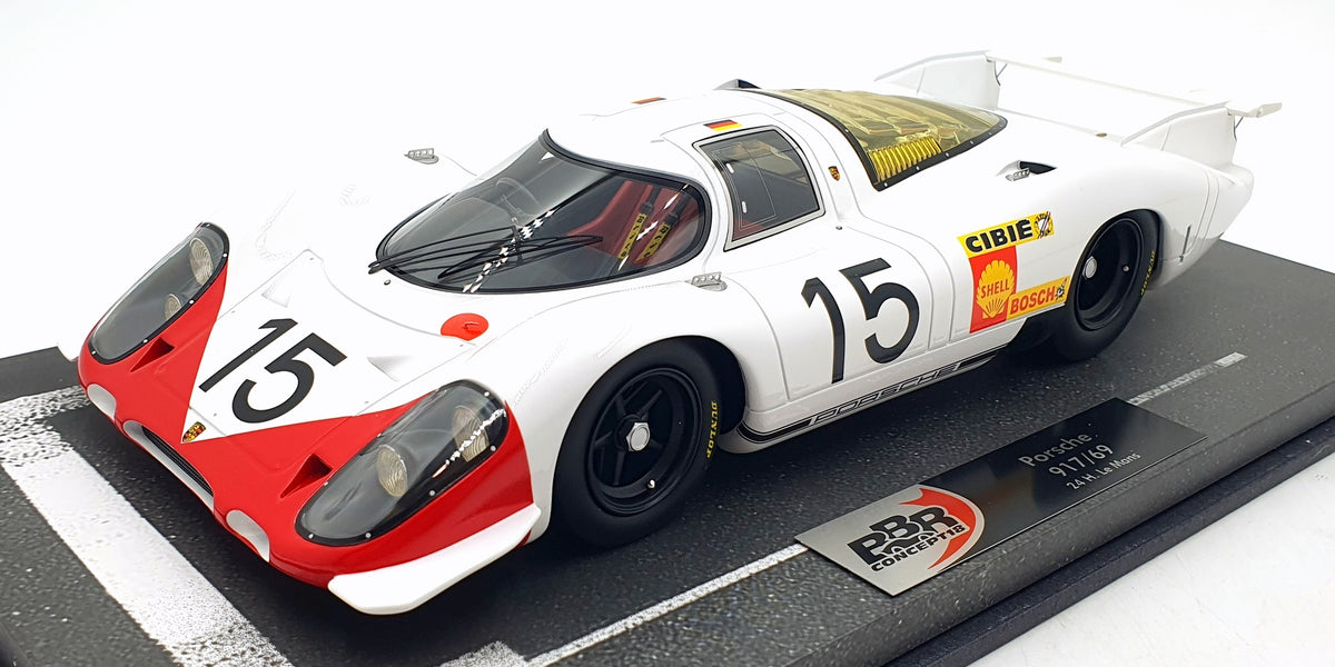 BBR 1/18 Scale Resin BBRC1833D - Porsche 917 LH Le Mans 1969 #15