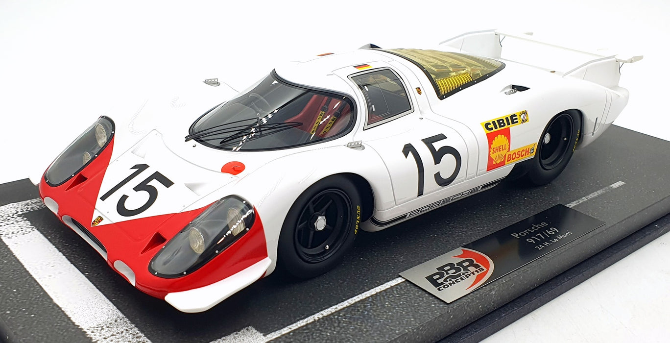 BBR 1/18 Scale Resin BBRC1833D - Porsche 917 LH Le Mans 1969 #15