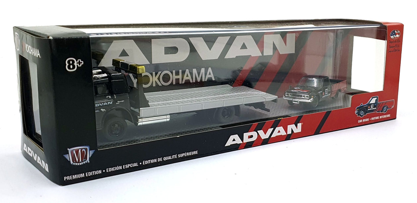 Castline M2 Machines 1/64 Scale S37 - 1957 Mack Model N & 1978 Datsun 620 #78