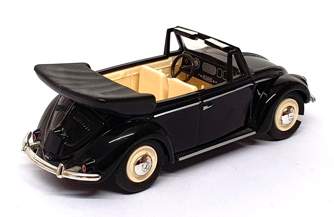 Vanguards 1/43 Scale Diecast VA2002 - Volkswagen VW Cabriolet - Black
