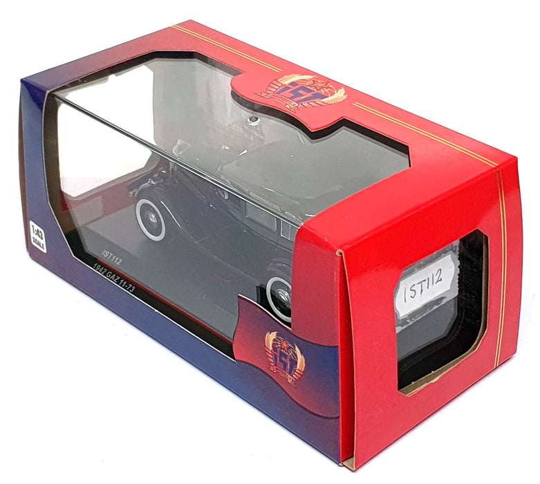 IST Models 1/43 Scale Diecast IST112 - 1942 Gaz 11-73 - Black