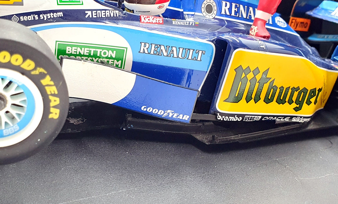 Minichamps 1/18 scale 181 952701 Michael Schumacher taxi Jean Alesi 1st victory