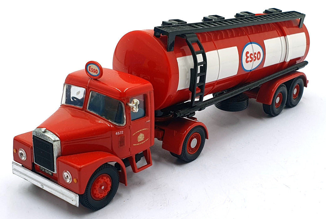 Corgi 1/50 Scale 16302 - Scammell Highwayman Tanker Trailer "Esso" - Red/White
