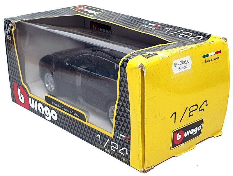 Burago 1/24 Scale Diecast 18-21056 - Porsche Cayenne Turbo - Black