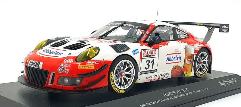 Minichamps 1/18 Scale 153 186991 Porsche 911 GT3 R #31 1st VLN 3 2018