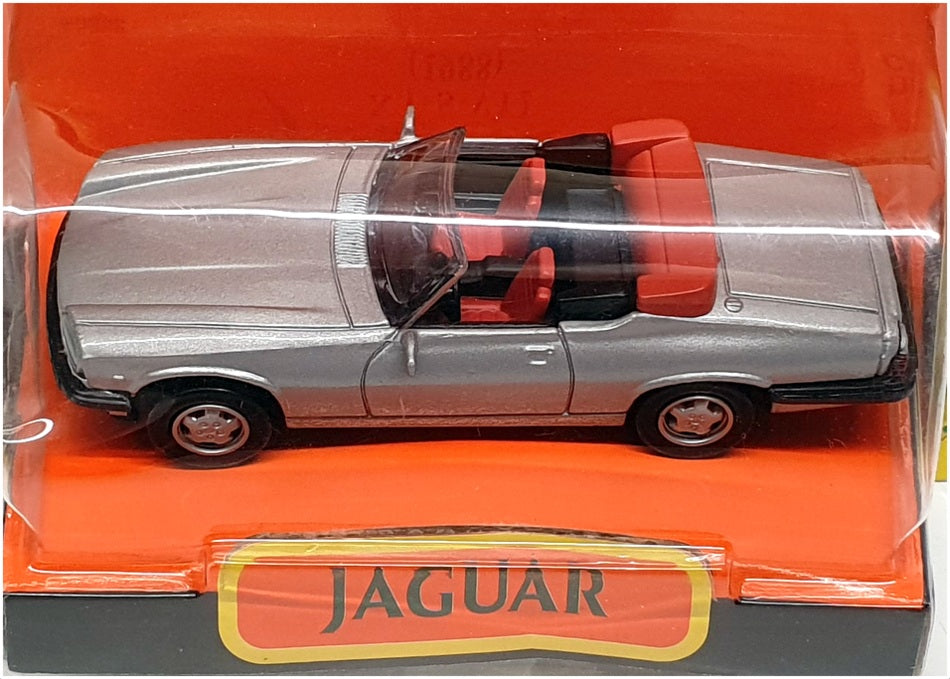 NewRay 1/43 Scale 48842 - 1988 Jaguar XJ-S V12 Open Top - Silver
