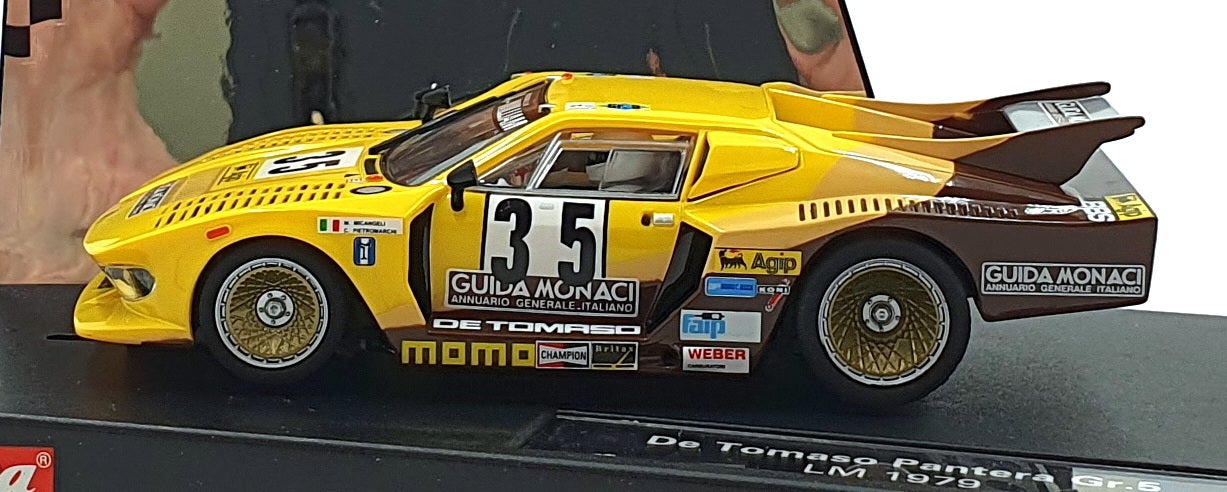 Carrera 1/32 Scale Slot Car 27623 - De Tomaso Pantera Gr. 5 #35 Le Mans 1979