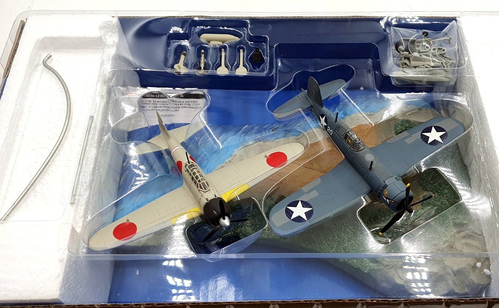 Corgi 1/72 Scale AA99120 Guadalcanal Two Piece Set F4U-1 Corsair Mitsubishi A6M2