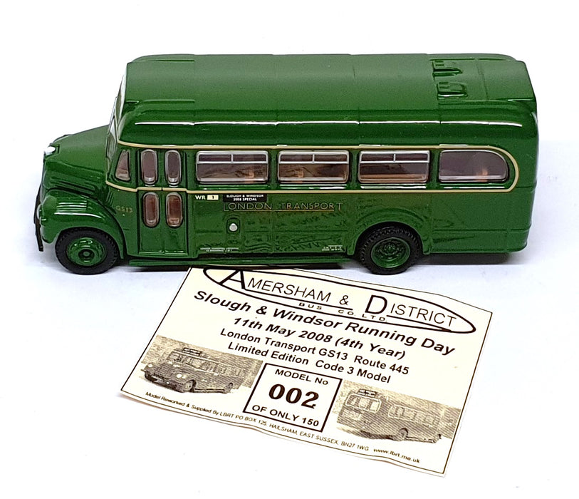 EFE 1/76 Scale SL08 - Guy GS London Bus R445 Slough & Windsor Running Day 2008