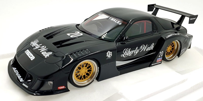 Top Speed 1/18 Scale Resin TS0528 - Mazda RX-7 LB Super Silhouette Black