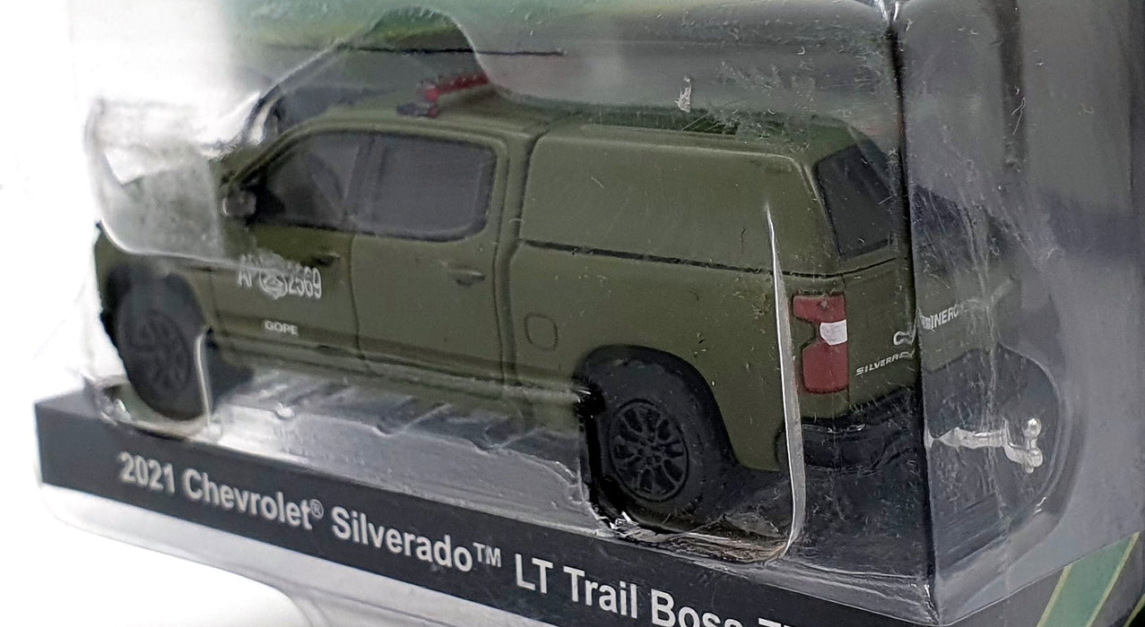 Greenlight 1/64 Scale 30318 - 2021 Chevrolet Silverado LT Trail Boss Z71 Police