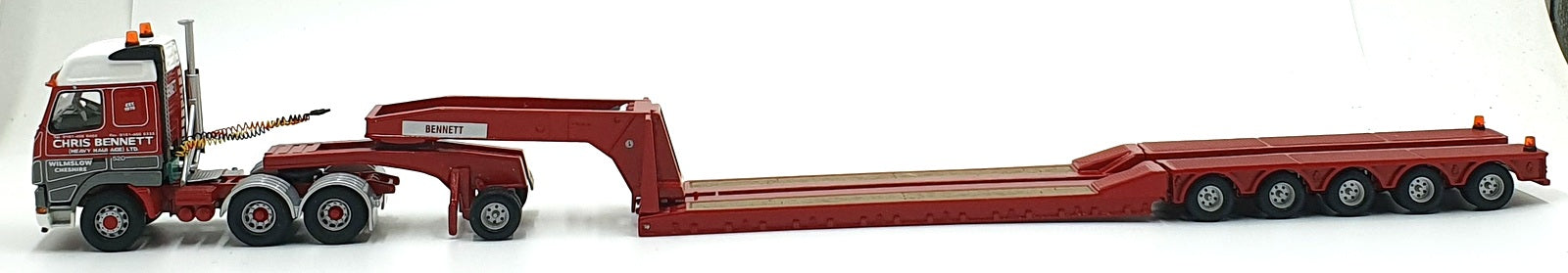 Corgi 1/50 Scale CC12404 - Volvo Jeep Dolly & King Trailer - Chris Bennett