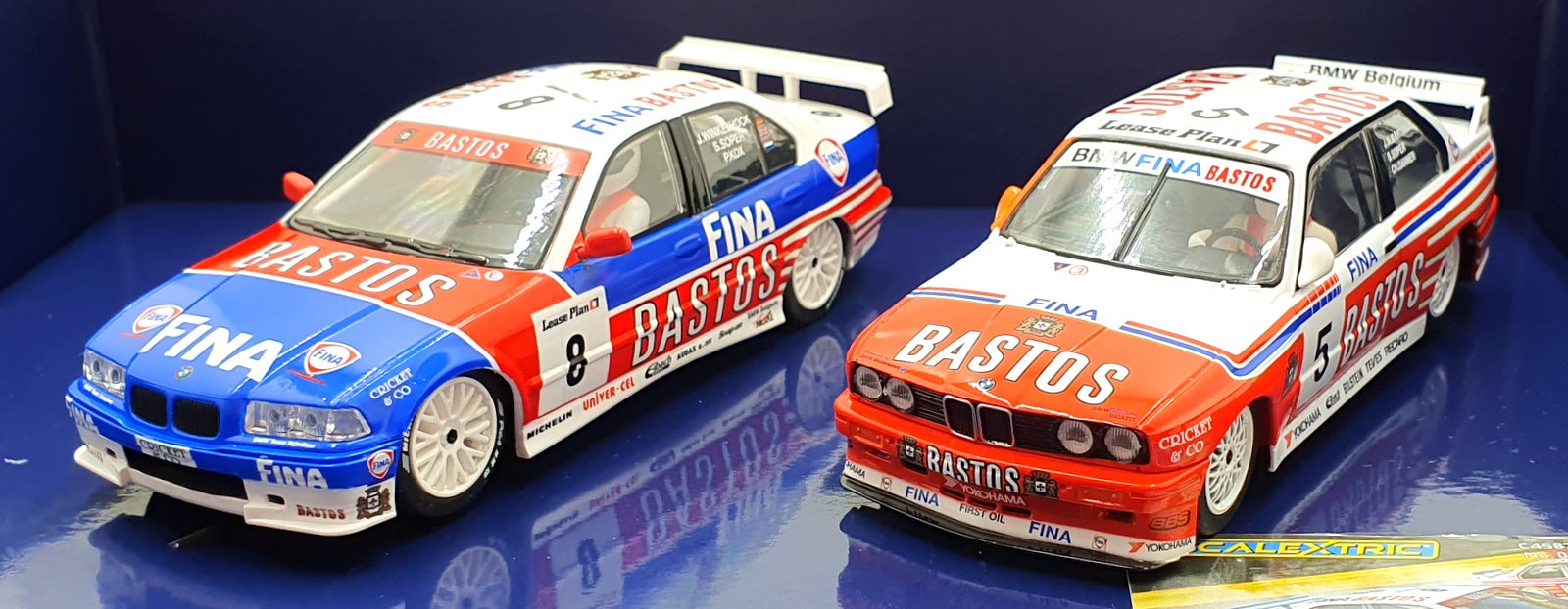 Scalextric 1/32 Scale C4875A - 24Hr SPA Winners BMW Twin Pack #5 #8 Legends