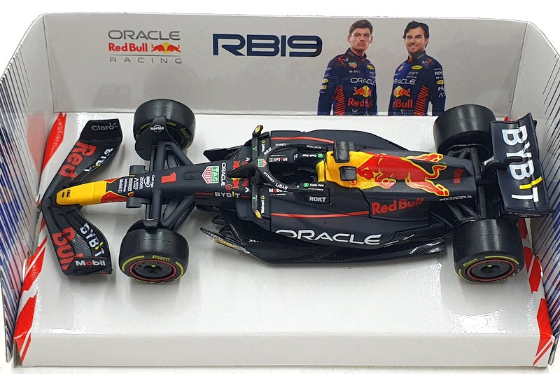 Burago 1/43 Scale 18-38082 - F1 Red Bull RB19 2023 #1 M.Verstappen